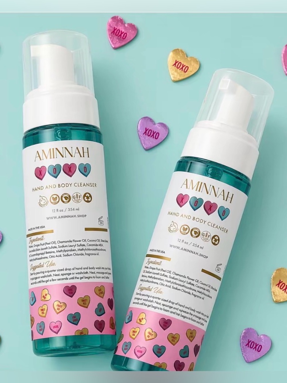 AMINNAH - XOXO Foaming Hand & Body Cleanser